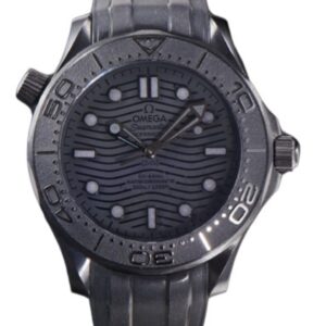 오메가 씨마스터 Diver 300 M 43.5mm 210.92.44.20.01.003 Ceramic Rubber Strap Black Dial[VS]