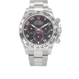 롤렉스 데이토나 40mm 116509 Full White Gold Racing Arabic Number Black Dial[CLEAN]