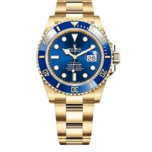 롤렉스 서브마리너 40mm Date 116618LB Full Yellow Gold Blue Dial[CLEAN]