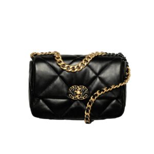 [탑티어/해외배송]샤넬 *정품가죽* 19백 스몰(블랙/금장/램스킨)