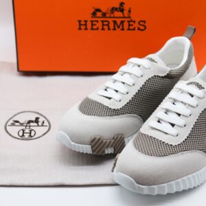 [국내배송]에르메스 바운싱 에어 메쉬 스니커즈 화이트 베이지