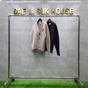 [국내배송]아미 24SS 빅하트 로고 울가디건