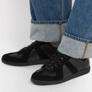 [국내배송]마르지엘라 블랙 독일군 스니커즈 올블랙