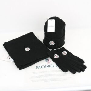 [국내배송]몽클레어 머플러 비니 장갑 3종세트 수입최고급