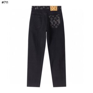 [국내배송]루이비통 24SS 수입 오리지널 워싱 데님팬츠