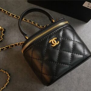 [국내배송]샤넬 여성 미니 골드볼 탑핸들 베니티백