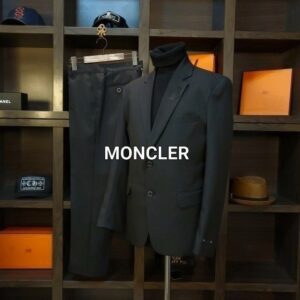 [국내배송]몽클레어 가죽 크레노블 시그니쳐 슈트 셋트