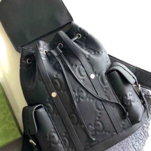 [국내배송]구찌 블랙 점보 GG 백팩