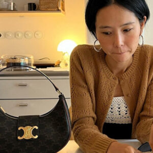 [김나영]celine 아바 트리옹프백 미디엄(탠/트리옹프 캔버스)