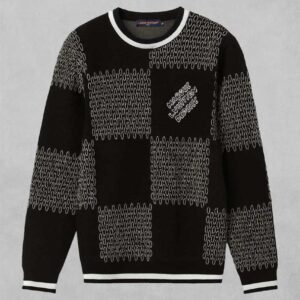[국내배송]루이비통 빅 다미에 자카드 울 니트 풀오버
