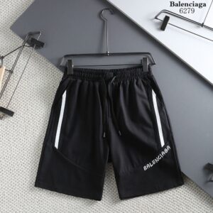 [국내배송]발렌시아가 배색 라인 레터링 반바지