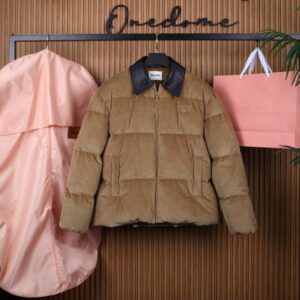 [국내배송]미우미우 코듀로이 나파 다운 재킷