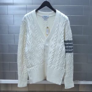 [국내배송]톰브라운 4BAR 메리노 울 아란 케이블 가디건