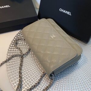 [국내배송]샤넬 WOC 캐비어 은장 뉴버젼