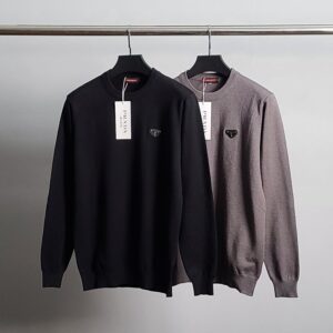 [국내배송]프라다 로고와펜 캐시미어 니트