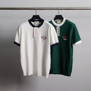 [국내배송]구찌 테니스 로고자수 반팔 니트