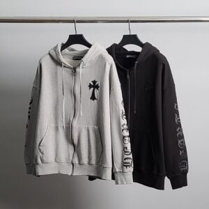 [국내배송]크롬하츠 레더말굽 후드 집업