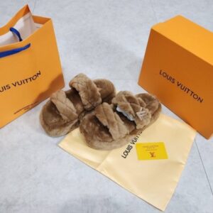 [국내배송]루이비통 LV 선셋 컴포트 플랫 뮬 슬리퍼 (최상위버전)