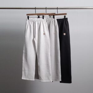 [국내배송]메종 키츠네 폭스헤드 세미와이드 기모 팬츠