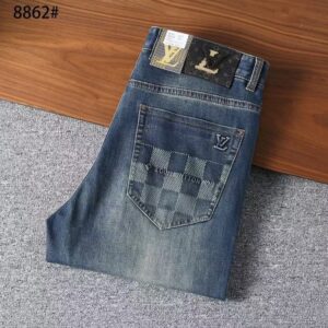 [국내배송]루이비통 2025SS 모노그램 하프로고 데님진