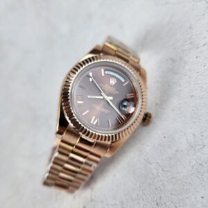 [국내배송]로렉스 데이데이트 초코판(브라운) 로마