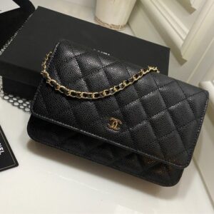 [국내배송]샤넬 WOC 캐비어 금장 뉴버젼