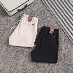 [국내배송]로로피아나 2025SS 파츠로고 포인트 면스판 하프팬츠