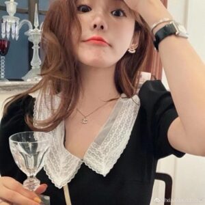 [국내배송]샤넬 cc 로고 이니셜 큐빅 목걸이