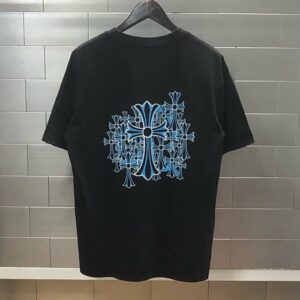 [국내배송]크롬하츠 블루 크로스 반팔 티셔츠