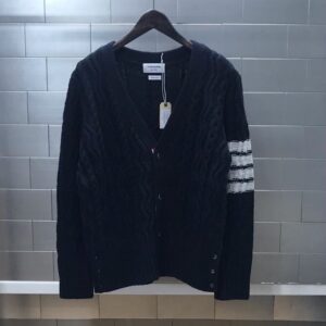 [국내배송]톰브라운 4BAR 메리노 울 아란 케이블 가디건