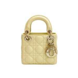[탑티어/해외배송]디올 레이디 디올 마이크로 백(옐로우/까나쥬/램스킨)