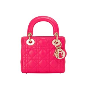[탑티어/해외배송]디올 레이디 디올 미니 백(캔디 핑크/까나쥬/램스킨)