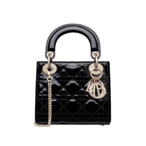 [탑티어/해외배송]디올 레이디 디올 미니 백(블랙 금장/까나쥬/페이턴트)