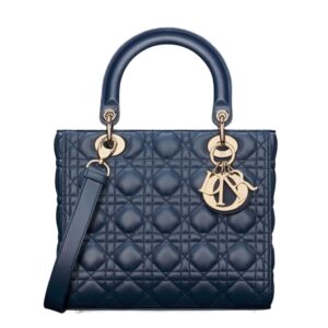 [탑티어/해외배송]디올 레이디 디올 미디엄 백(미드나잇 블루/까나쥬/램스킨)