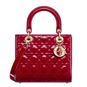 [탑티어/해외배송]디올 레이디 디올 미디엄 백(체리 레드/까나쥬/페이턴트)