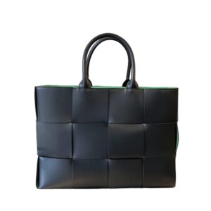 [프리미엄/해외배송]보테가 아르코 토트 백 미디엄(블랙/패러킷)