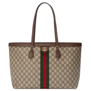 [프리미엄/해외배송]구찌 오피디아 GG 미디엄 토트백(GG수프림 베이지/에보니)