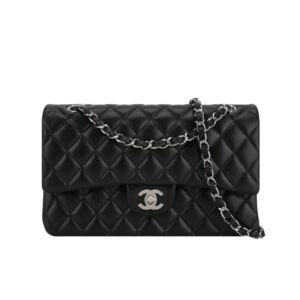 [탑티어/해외배송]샤넬 *정품가죽* 클래식 플랩백 미디엄(블랙/은장/램스킨)