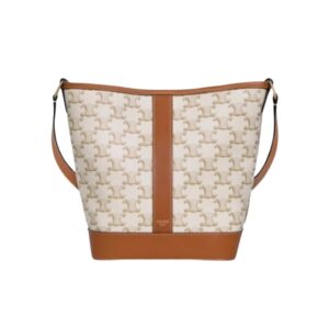 [프리미엄/해외배송]셀린느 버킷 백 스몰(화이트/트리옹프 캔버스)