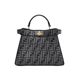 [프리미엄/해외배송]펜디 피카부 백 스몰 I See U(블랙/자카드)